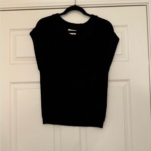 a.ren Knit Black Sleeveless Sweater Women’s NWOT Size S